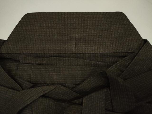 平和屋着物＊夏物　男性　行灯袴　紗　霞文　正絹　逸品　CABK1067ou