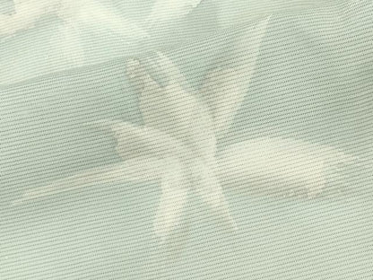 平和屋着物＊夏物　小紋　絽　舞葉文　正絹　逸品　CABK1086ou