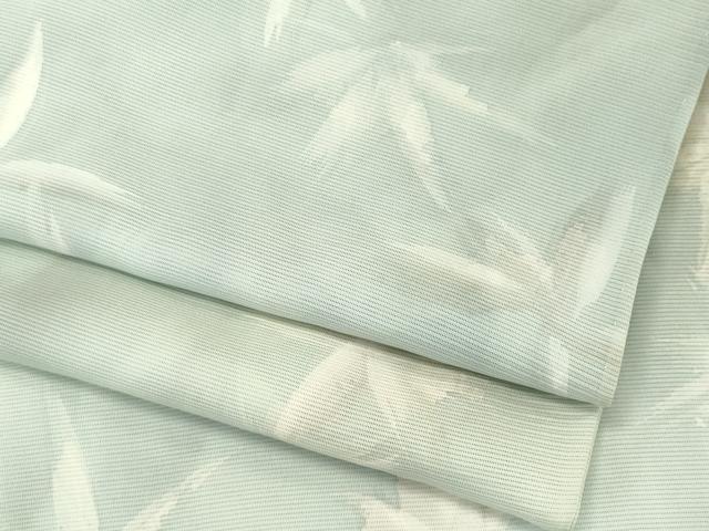 平和屋着物＊夏物　小紋　絽　舞葉文　正絹　逸品　CABK1086ou
