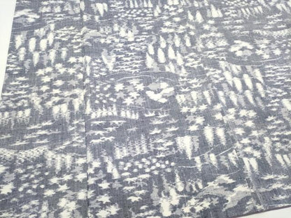 平和屋着物■上質な紬　刺繍　風景文　正絹　逸品　CABK1103ou