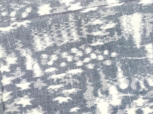 平和屋着物■上質な紬　刺繍　風景文　正絹　逸品　CABK1103ou