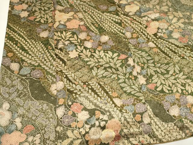平和屋着物■上質な小紋　辻が花　金彩　正絹　逸品　CABK1112ou