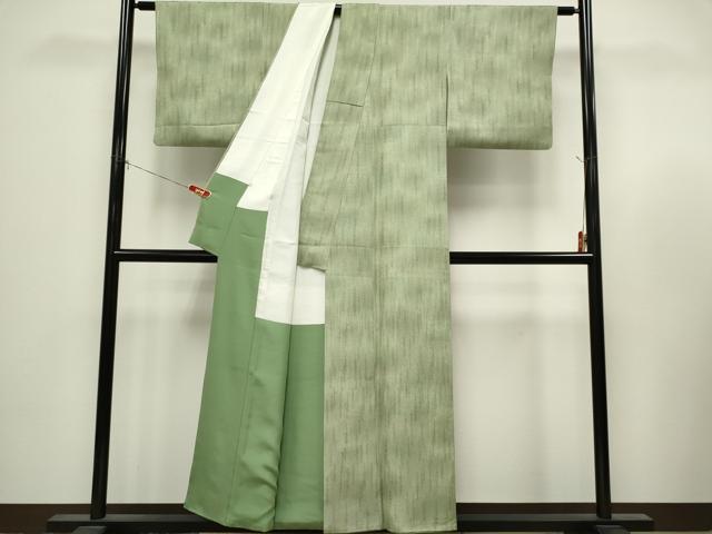 平和屋着物■上質な小紋　霞文　大丸扱い　正絹　逸品　CABK1117ou