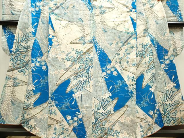 平和屋着物■豪華振袖　吉祥草花文　金彩　正絹　逸品　CABK1118ou