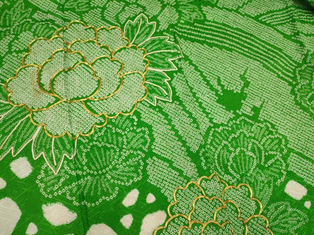 平和屋着物■豪華振袖　駒刺繍　絞り　草花文　やまと誂製　正絹　逸品　CABK1120ou