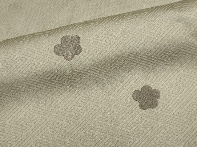 平和屋着物■豪華色留袖　刺繍　草花文　正絹　逸品　CABK1126ou