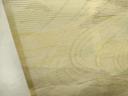 平和屋着物＊夏物　紗紬　流水紋紗　霞文　正絹　逸品　CABK1132ou