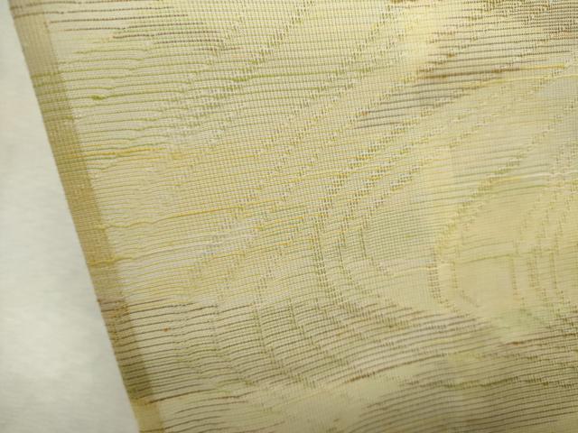 平和屋着物＊夏物　紗紬　流水紋紗　霞文　正絹　逸品　CABK1132ou