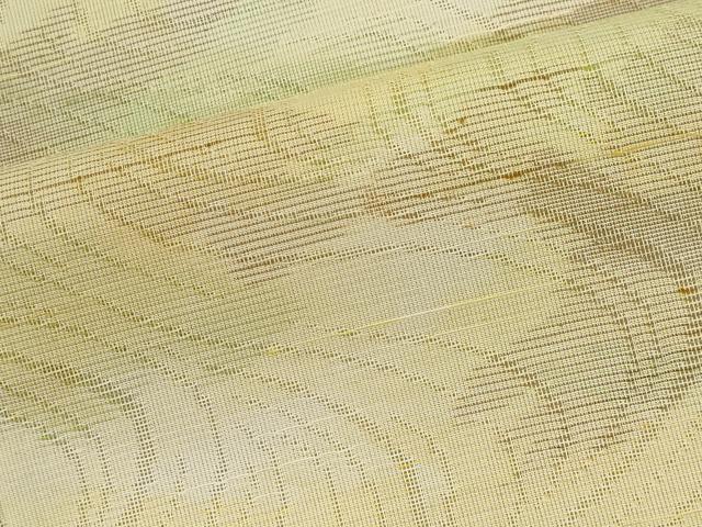 平和屋着物＊夏物　紗紬　流水紋紗　霞文　正絹　逸品　CABK1132ou