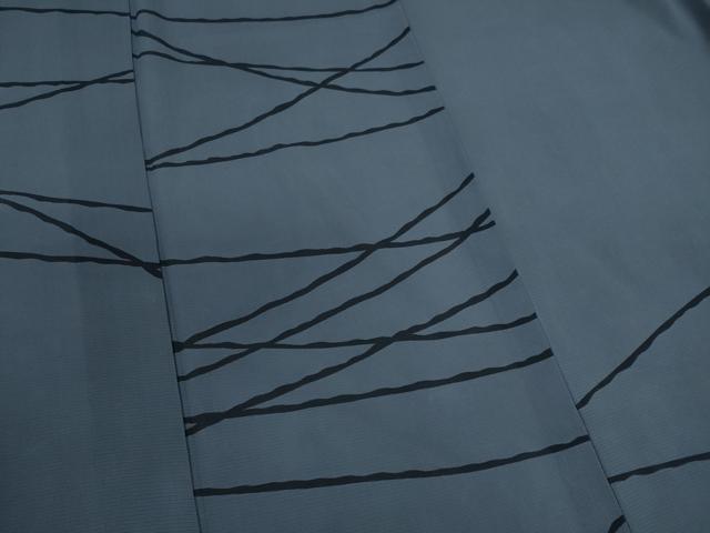 平和屋着物＊夏物　小紋　絽　抽象文様　正絹　逸品　CABK1149ou