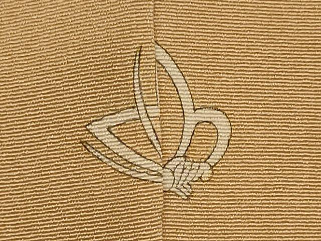 平和屋着物■訪問着　駒刺繍　扇面吉祥文　金彩　正絹　逸品　CABK1158ou