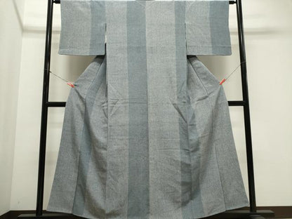 平和屋着物■上質な小紋　間道　正絹　逸品　CABK1164ou