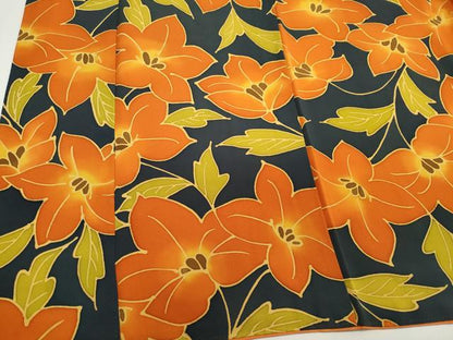 平和屋着物■上質な小紋　草花文　正絹　逸品　CABK1177ou