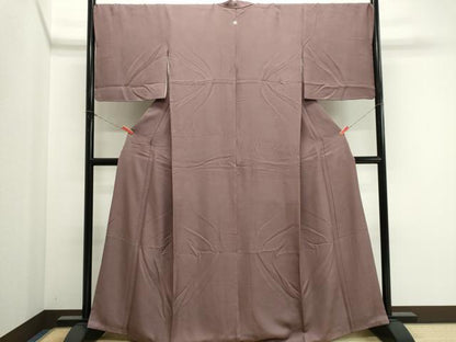 平和屋着物■上質な色無地　鴇浅葱色　正絹　逸品　CABK1181ou