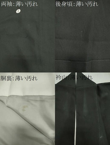 平和屋着物■豪華黒留袖　駒刺繍　風景文　金銀彩　正絹　逸品　CABK1184ou