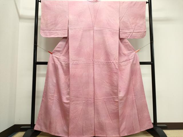 平和屋着物■上質な小紋　霞文　暈し染め　金彩　正絹　逸品　未使用　CABK1186ou