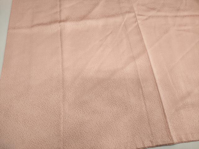 平和屋着物■上質な色無地　霞地紋　一斤染色　正絹　逸品　CABK1188ou