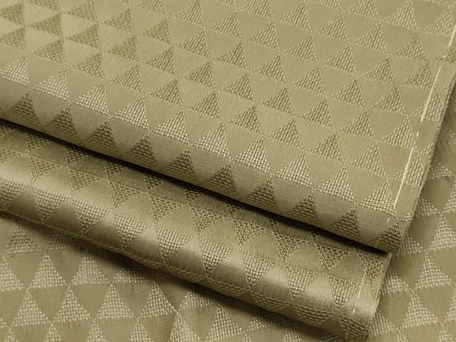 平和屋着物●長襦袢　無双仕立て　鱗紋紗　油色　正絹　逸品　未使用　CABK1197ou