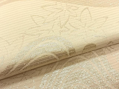 平和屋着物＊夏物　西陣　川島織物　九寸名古屋帯　竜田川　銀糸　正絹　逸品　CABK1208fb