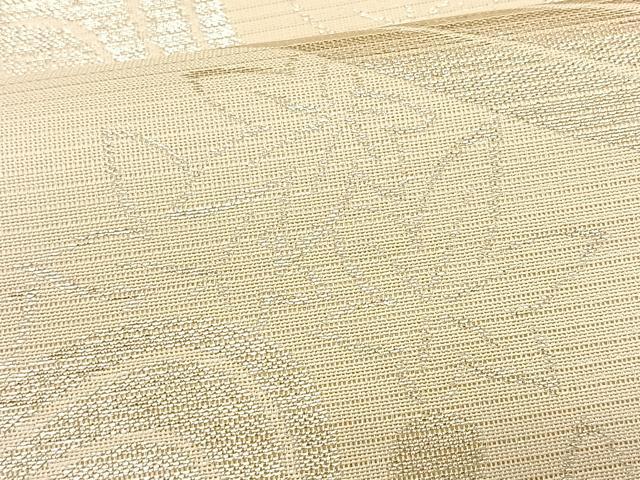 平和屋着物＊夏物　西陣　川島織物　九寸名古屋帯　竜田川　銀糸　正絹　逸品　CABK1208fb