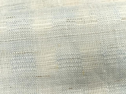 平和屋着物＊夏物　九寸名古屋帯　花倉織　間道　麻　逸品　CABK1217fb