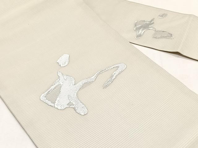 平和屋着物＊夏物　九寸名古屋帯　和　正絹　逸品　CABK1223fb