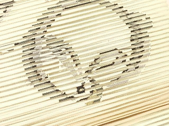平和屋着物＊夏物　八寸名古屋帯　絽綴れ　兎　金糸　正絹　逸品　CABK1250fb