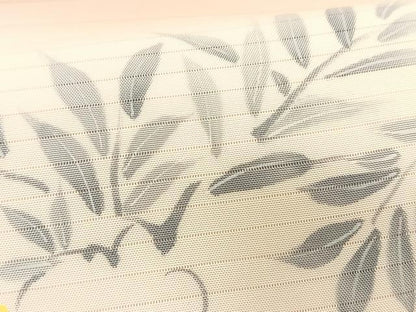 平和屋着物＊夏物　絽塩瀬　九寸名古屋帯　手描き　藤花房　正絹　逸品　CABK1268fb