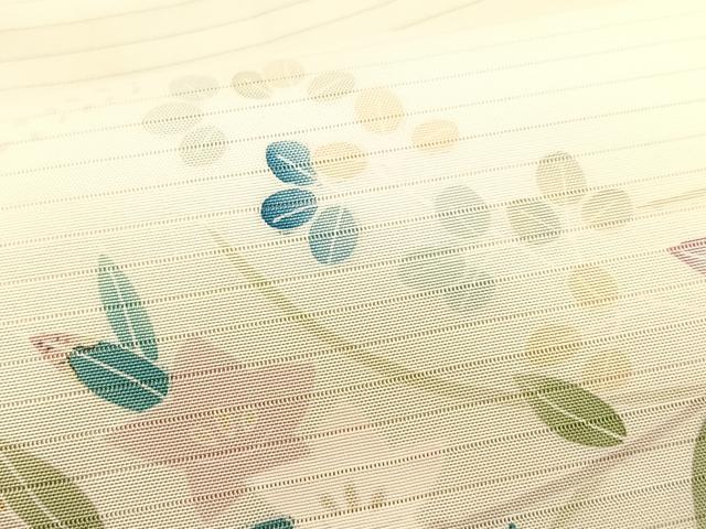 平和屋着物＊夏物　絽塩瀬　九寸名古屋帯　友禅　桔梗　正絹　逸品　CABK1275fb