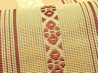 平和屋着物＊夏物　本場筑前博多織　八寸名古屋帯　紗献上　飴色　正絹　逸品　CABK1298fb