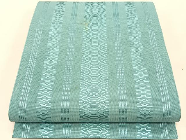 平和屋着物＊夏物　本場筑前博多織　八寸名古屋帯　紗献上　瓶覗色　正絹　逸品　CABK1299fb
