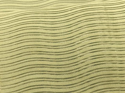 平和屋着物＊夏物　八寸名古屋帯　絽綴れ　よろけ縞　銀糸　正絹　逸品　CABK1325fb