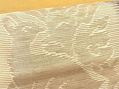 平和屋着物＊夏物　八寸名古屋帯　花兎　金糸　正絹　逸品　CABK1363fb