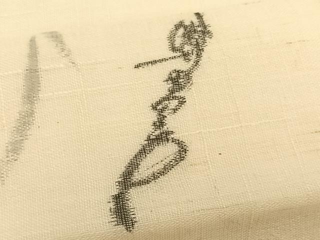 平和屋着物＊夏物　九寸名古屋帯　手描き　燕　正絹　逸品　CABK1364fb
