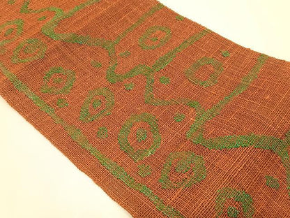 平和屋着物＊夏物　八寸名古屋帯　抽象文様　正絹　逸品　CABK1368fb