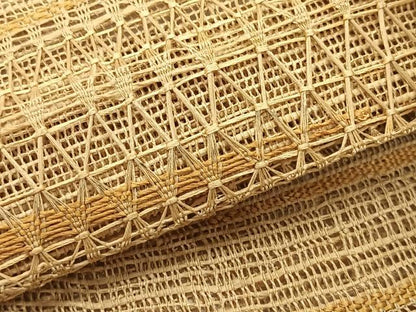 平和屋着物＊夏物　八寸名古屋帯　抽象文様　正絹　逸品　CABK1373fb