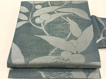 平和屋着物＊夏物　九寸名古屋帯　成り物　正絹　逸品　CABK1385fb