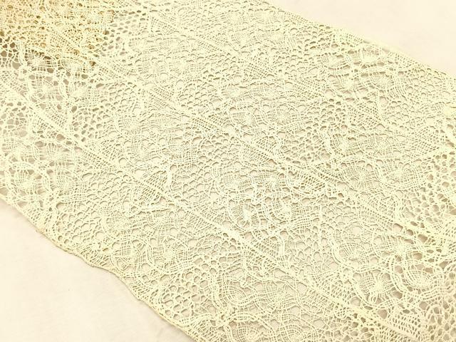 平和屋着物＊夏物　八寸名古屋帯　間道　正絹　逸品　CABK1389fb