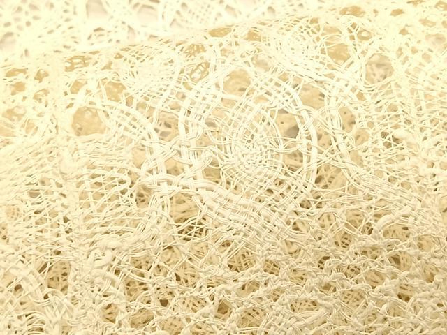 平和屋着物＊夏物　八寸名古屋帯　間道　正絹　逸品　CABK1389fb
