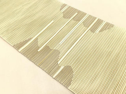 平和屋着物＊夏物　八寸名古屋帯　絽綴れ　抽象文様　正絹　逸品　CABK1393fb