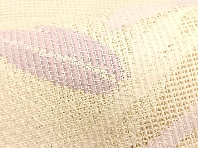 平和屋着物＊夏物　八寸名古屋帯　桔梗　正絹　逸品　CABK1400fb