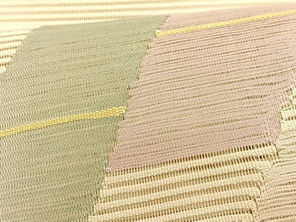 平和屋着物＊夏物　八寸名古屋帯　絽綴れ　抽象文様　正絹　逸品　CABK1415fb