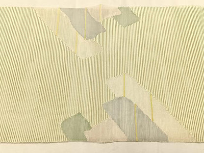 平和屋着物＊夏物　八寸名古屋帯　絽綴れ　抽象文様　正絹　逸品　CABK1415fb