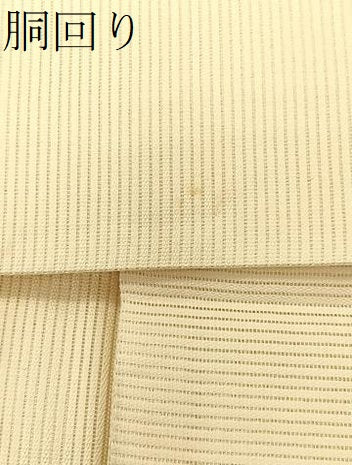 平和屋着物＊夏物　九寸名古屋帯　総刺繍　抽象文様　正絹　逸品　CABK1424fb