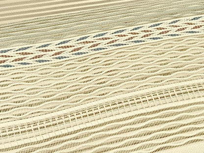 平和屋着物＊夏物　八寸名古屋帯　絽綴れ　抽象文様　金銀糸　正絹　逸品　CABK1431fb