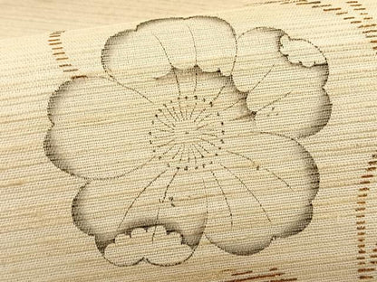 平和屋着物＊夏物　九寸名古屋帯　辻が花　手描き　金彩　CABK1432fb