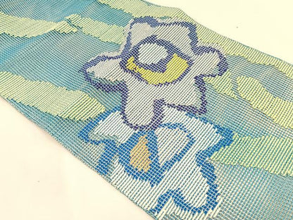 平和屋着物＊夏物　八寸名古屋帯　羅　枝花文　正絹　逸品　CABK1454fb