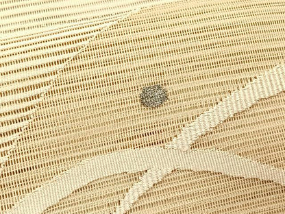 平和屋着物＊夏物　八寸名古屋帯　絽綴れ　露芝文　正絹　逸品　CABK1466fb