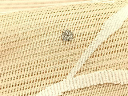 平和屋着物＊夏物　八寸名古屋帯　絽綴れ　露芝文　正絹　逸品　CABK1466fb
