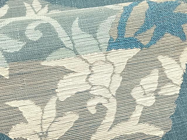 平和屋着物＊夏物　八寸名古屋帯　亀甲更紗花文　正絹　逸品　CABK1469fb
